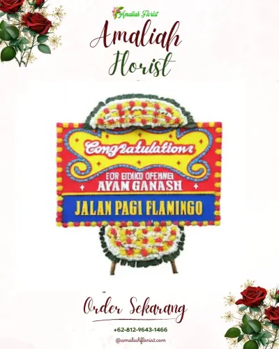 Bunga Papan Congratulation di Fitu